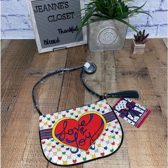 Brighton Holiday Love & Joy Cross Body Pouch nwt - Picture 1 of 6